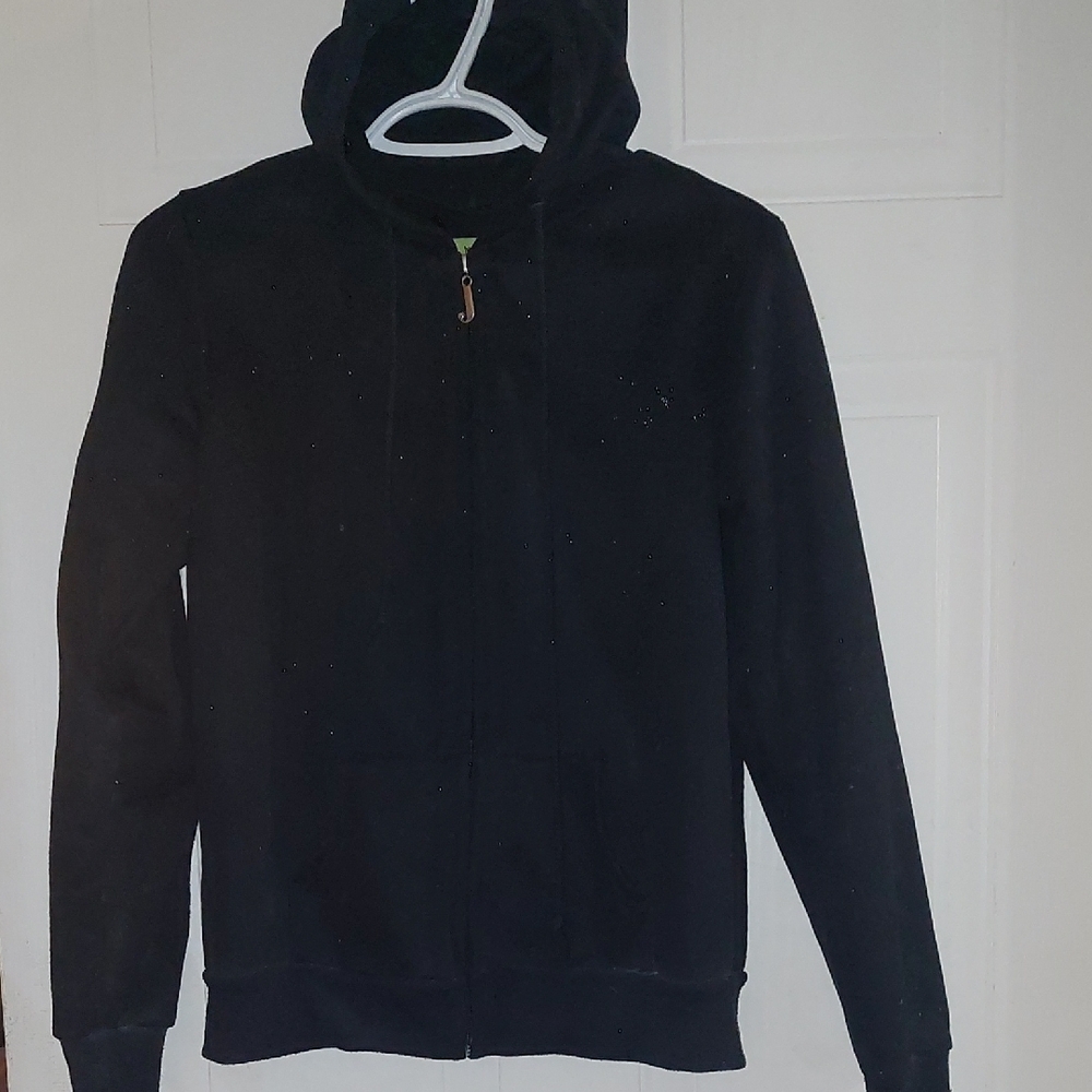 Juicy Couture Black Zip-Up Sweater